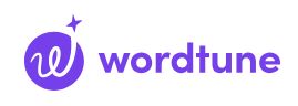 writing and rewriting tool wordtune