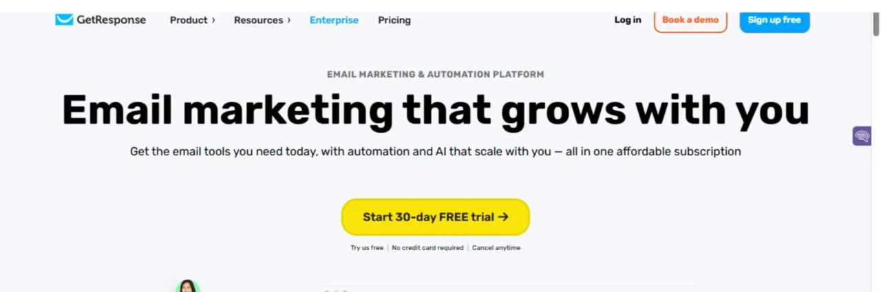 Email marketing tool GetResponse