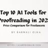 AI Tools for Proofreading